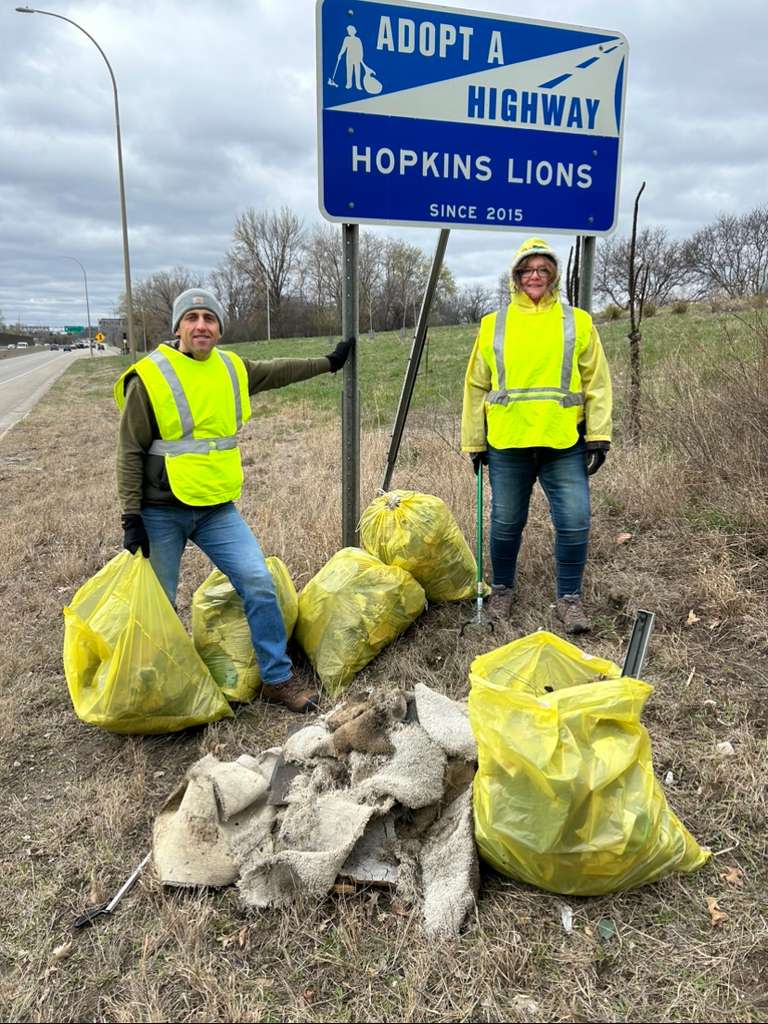 Lions participate in the Adopt a Highway program