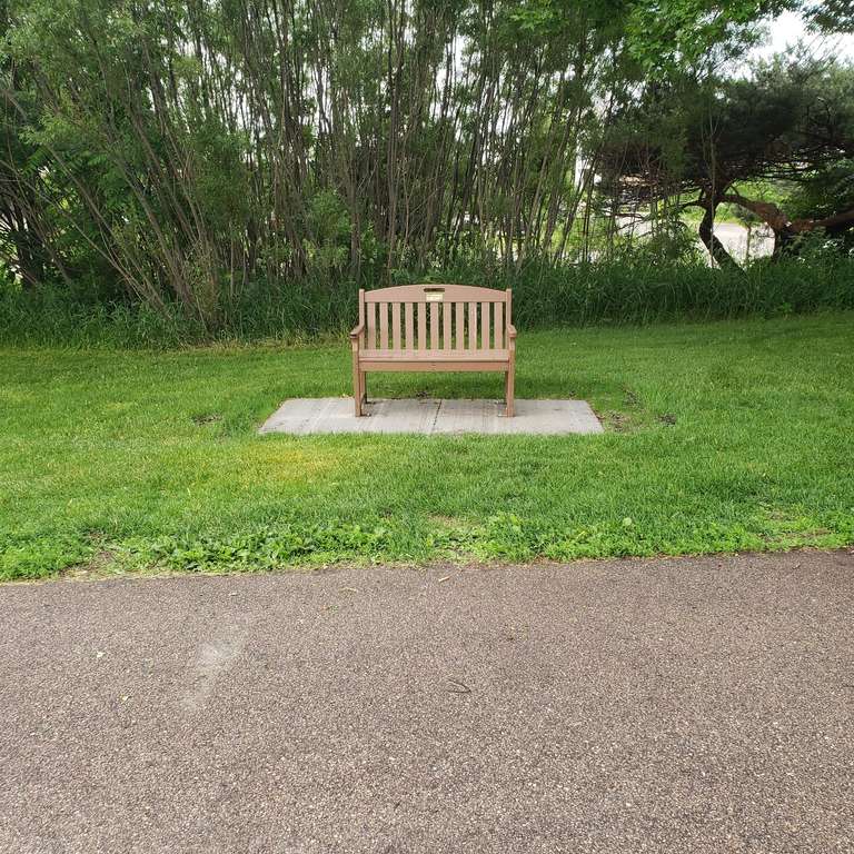 Hopkins Lions installs several of these benches throughout our community